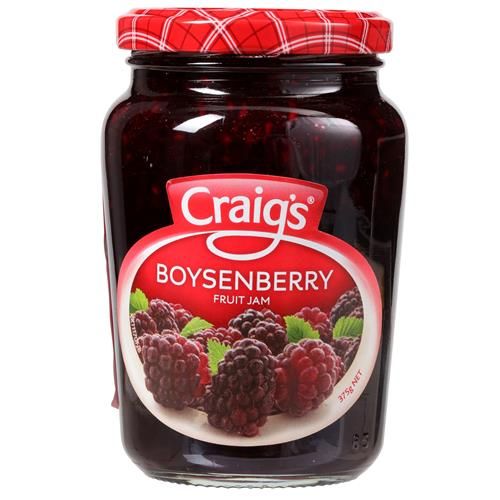 Craigs Boysenberry Jam 375g
