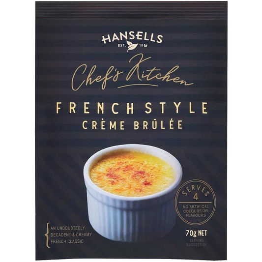 Hansells Creme Brulee Dessert Mix 70g sachet