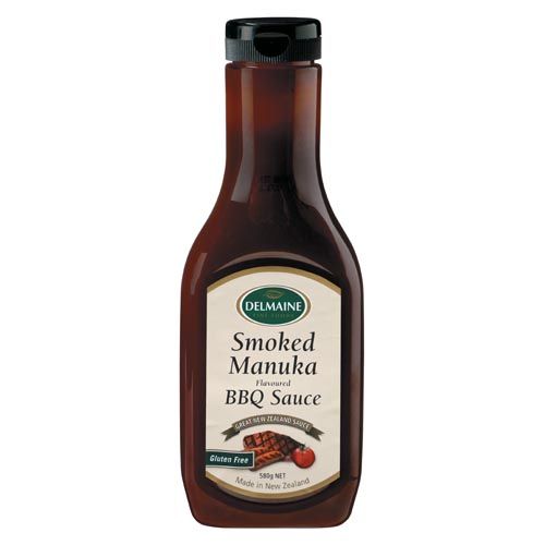 Delmaine BBQ sauce Smoked Manuka 580g