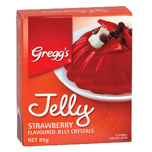 Greggs Jelly Crystals Strawberry 85g