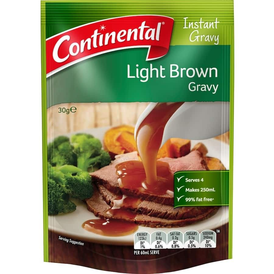 Continental Instant Gravy Light Brown 30g
