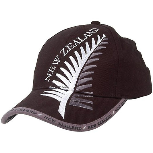 Cap Brushed Silver Fern NZ Brim