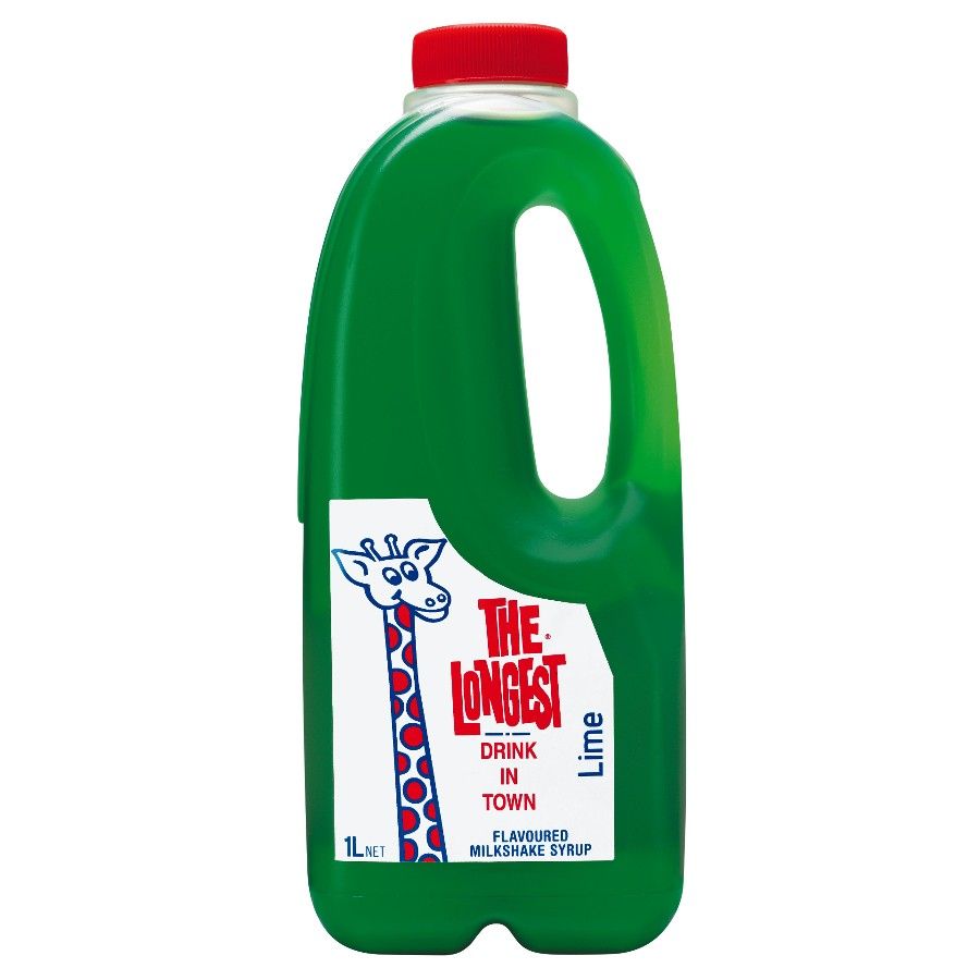 Longest Drink In Town Shake Syrup Lime 1L