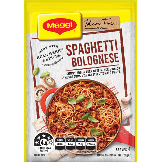 Maggi Recipe Base Spaghetti Bolognaise 20g