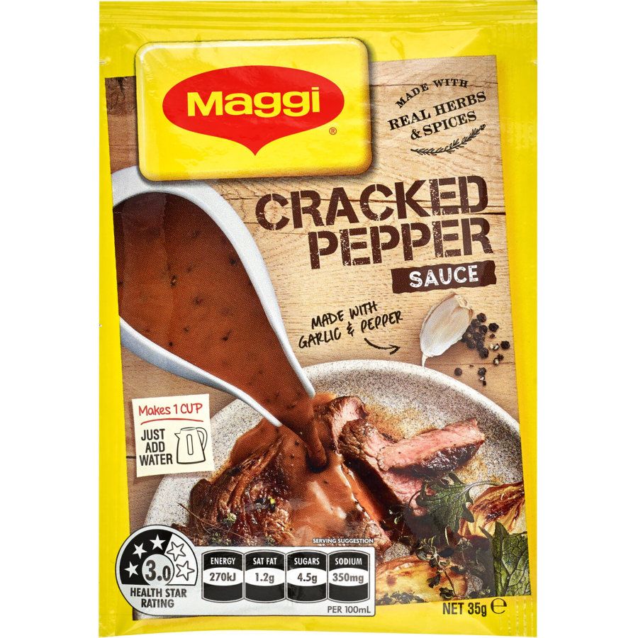 Maggi Sauce Cracked Pepper 35g