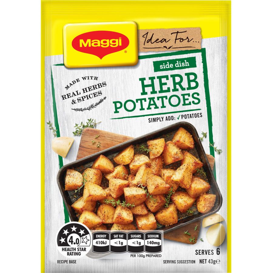 Maggi Side Dish Potato Bake Herb 43g