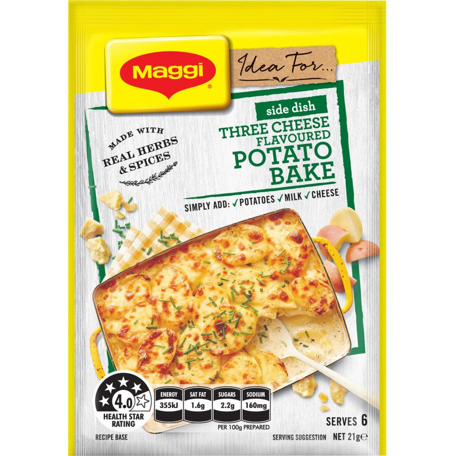 Maggi Side Dish Potato Bake Three Ch 21g