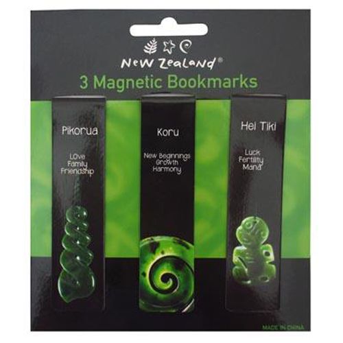Bookmark Magnetic NZ Pounamu 3 pc