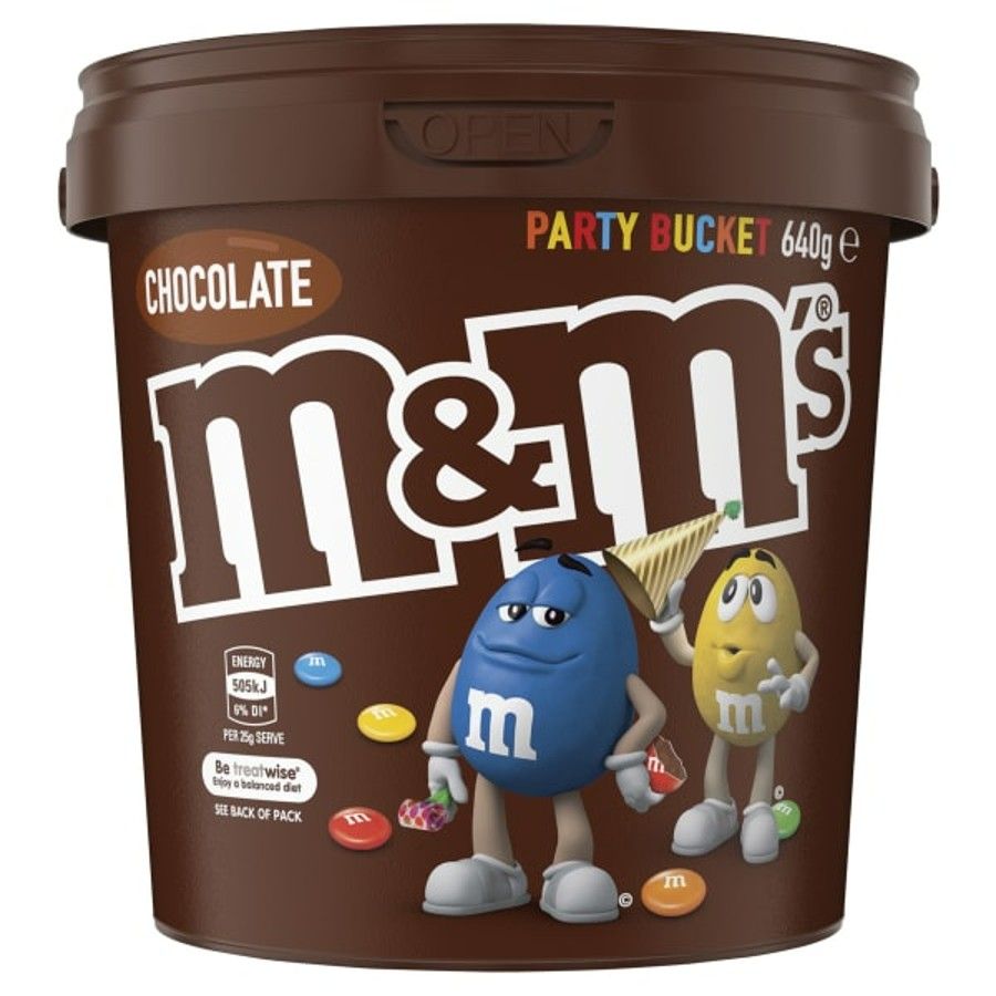 M & Ms Chocolate Party Bucket 640g