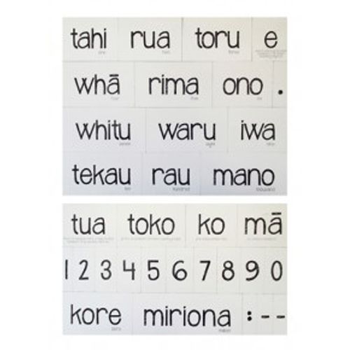 Magnetic NZ Maori Numbers