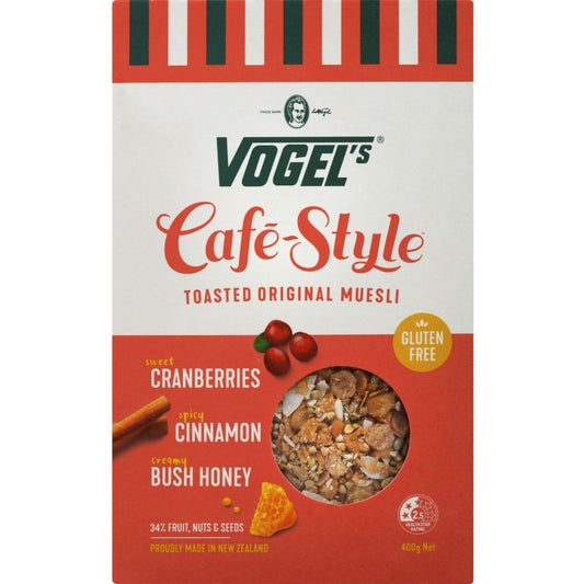 Vogels Cafe Style Toasted Original Muesli 400g