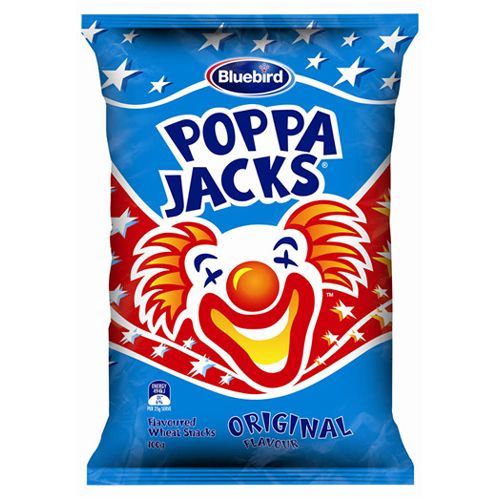 Bluebird Poppa Jacks Corn Snacks 100g