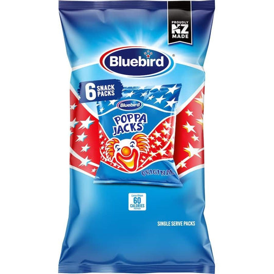 Bluebird Poppa Jacks 72g Multipack 6pk