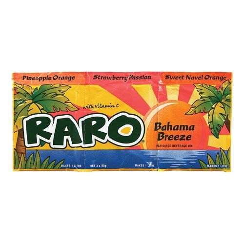 Raro Sachet Bahama Breeze 3pk 240g