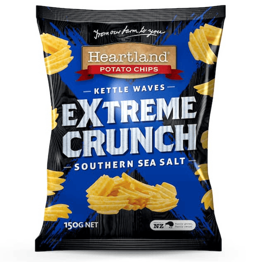 Heartland Extreme Crunch Southern Sea Salt 150g