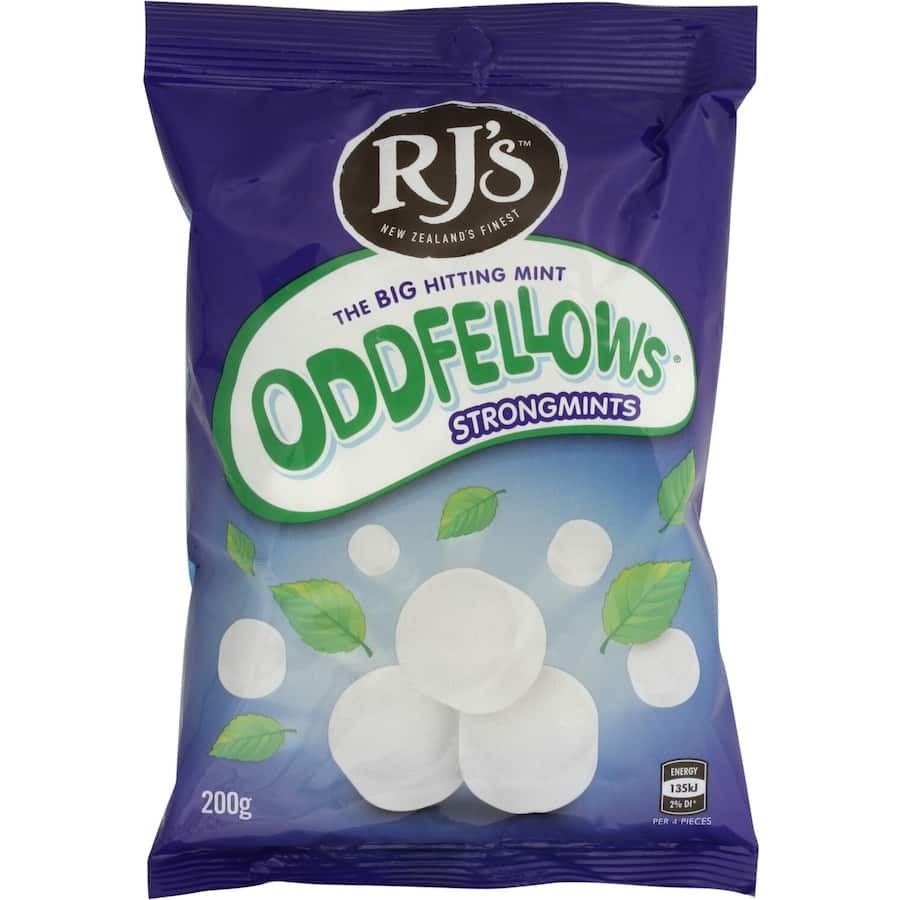RJs Oddfellows Strongmints 200g
