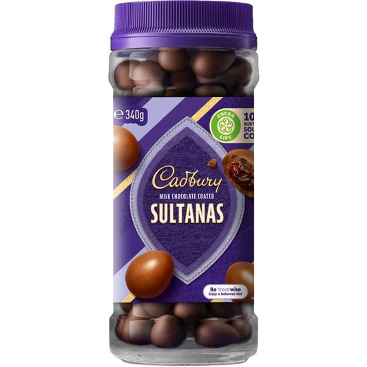 Cadbury Chocolate Coated Sultanas 340g