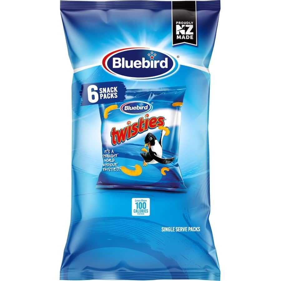 Bluebird Twisties 108g Multipack 6pk