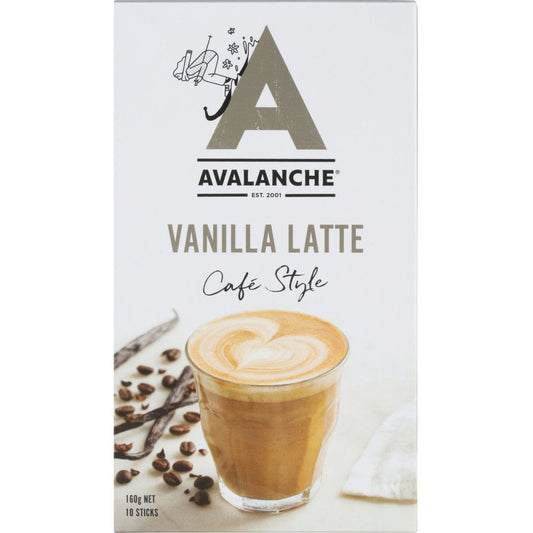 Avalanche Cafe Style Vanilla Latte 160g