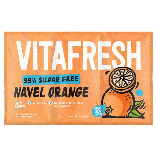 Vitafresh 99% Sugar Free Sweet Navel Orange 45g 3pk