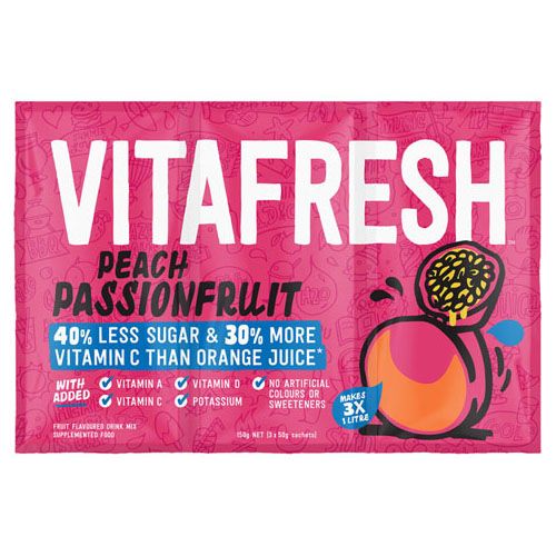 Vitafresh Peach and Passionfruit 150g 3pk