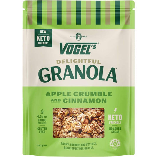 Vogels Delightful Granola Apple Crumble and Cinnamon 400g