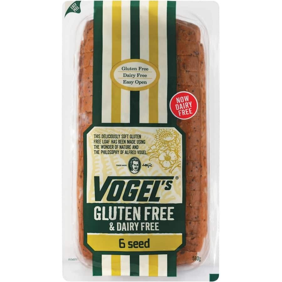 Vogels Gluten Free 6 Seed Sliced Bread 580g