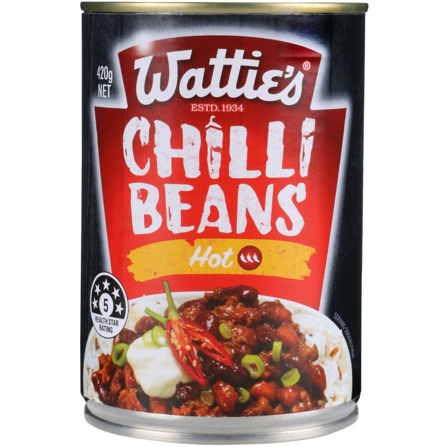 Wattie's Hot Chilli Beans 420g