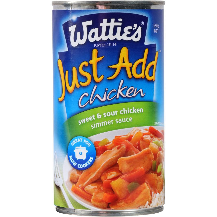 Watties Just Add Meal Base Sweet & Sour Chicken 550g
