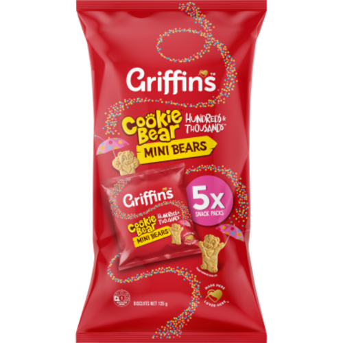 Griffins Mini Bears 100s & 1000s Multipack 125g