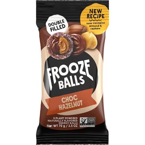 Frooze Balls Snacks Choc Hazelnut 70g