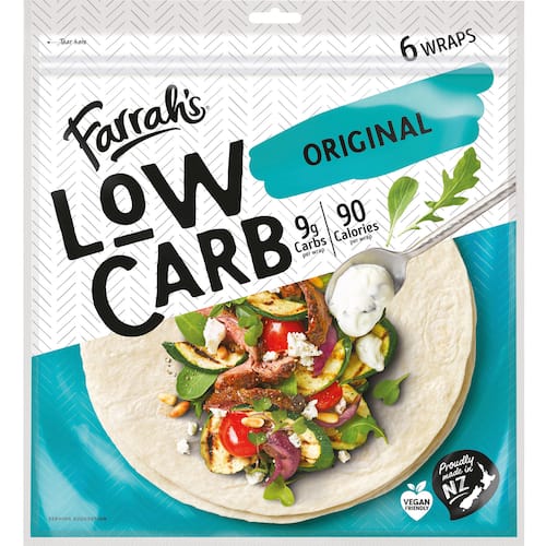 Farrah's Original Low Carb Wraps 6 pack