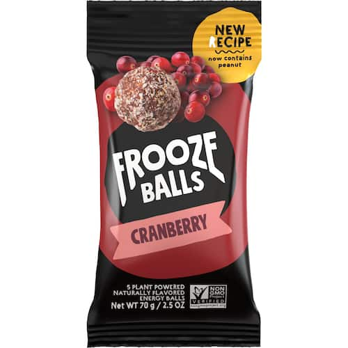 Frooze Balls Snacks Cranberry 70g