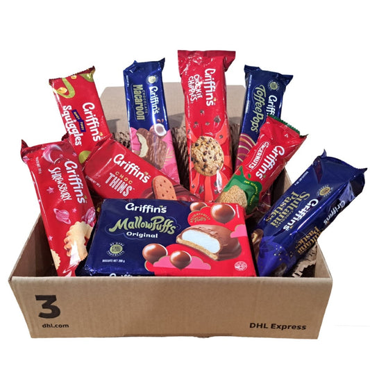 Ultimate Griffins Bikky Box assorted New Zealand biscuits gift