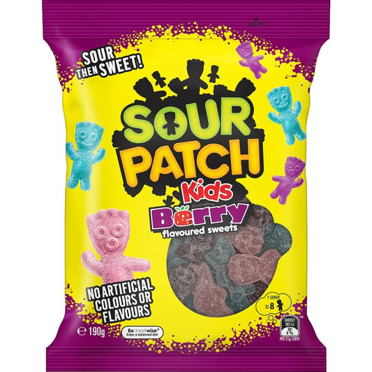 The Natural Confectionery Co Sour Patch Kids Berry 190g