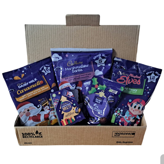 New Zealand Santa Pack assorted Kiwi Christmas chocolates gift box