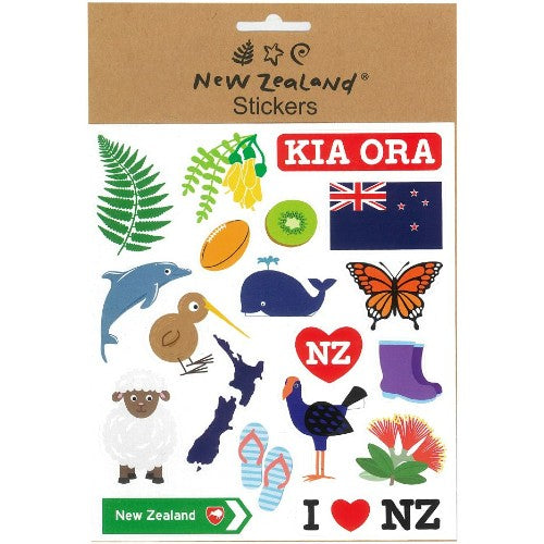 Stickers NZ Kiwiana Icons