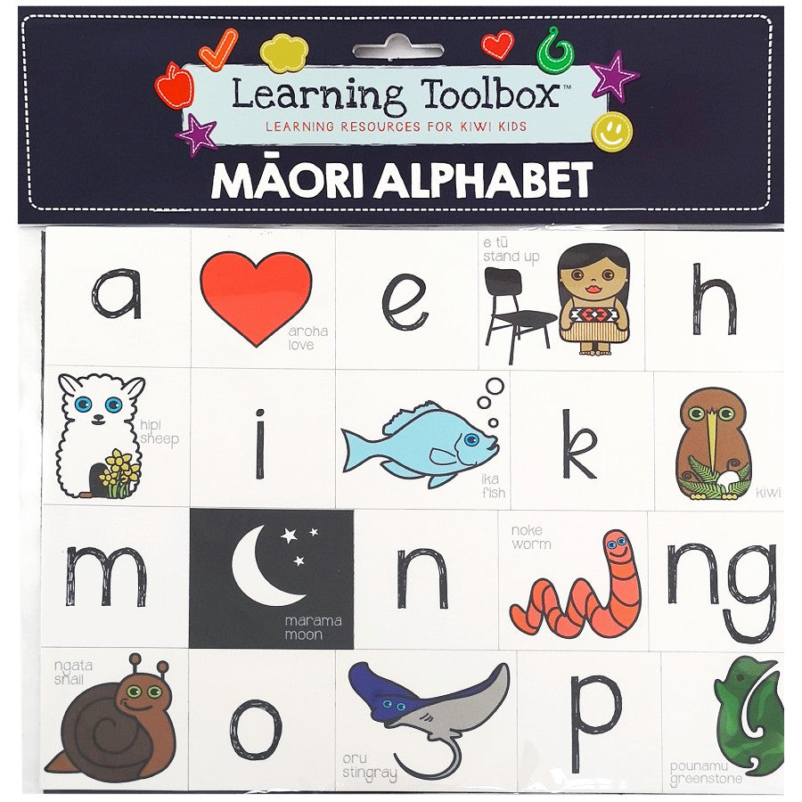 Magnetic NZ Maori Alphabet