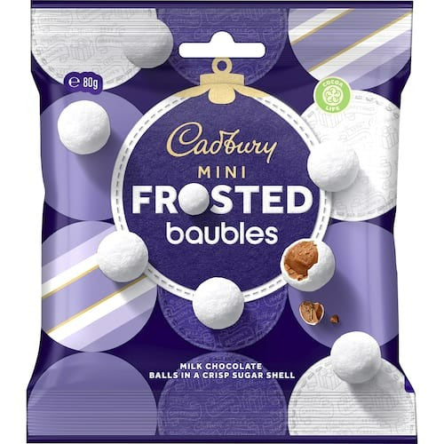 Cadbury Mini Frosted Baubles 80g