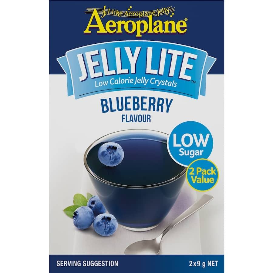 Aeroplane Jelly Lite Blueberry 2 x 9g
