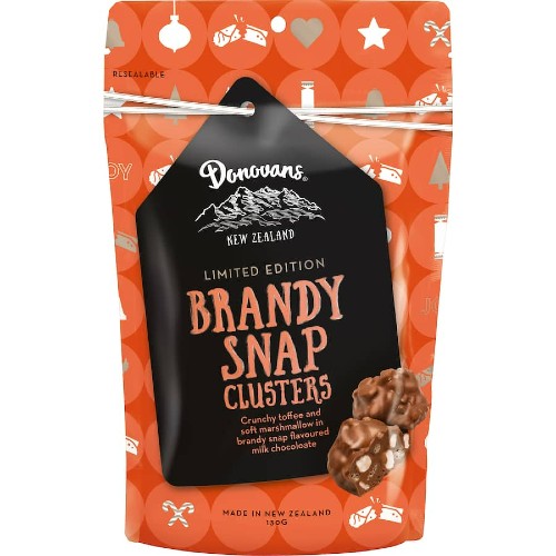 Donovans Brandy Snap Clusters 130g