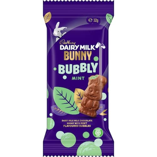 Cadbury Bubbly Mint Easter Bunny 32g