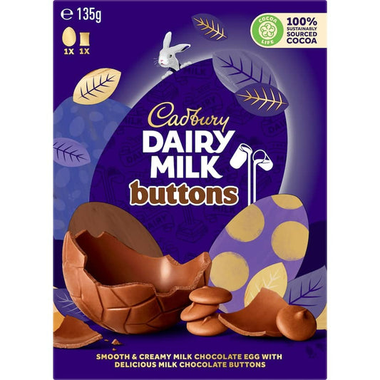 Cadbury Easter Egg & Chocolate Buttons 135g