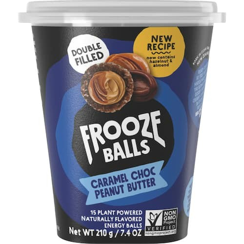 Frooze Balls Snacks Caramel Choc PnB 210g