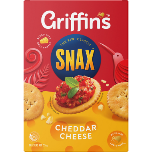 Griffin's Snax Cheddar Cheese 225g