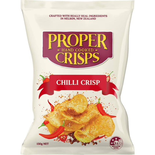 Proper Crisps Chips Chilli 150g