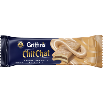 Griffins Chit Chat Caramelised White Chocolate 180g
