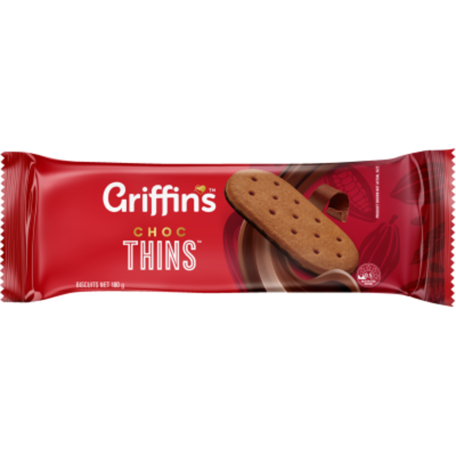 Griffins Chocolate Biscuits Chocolate Thins 180g