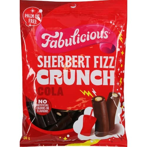 RJs Fabulicious Cola Sherbert Crunch 180g