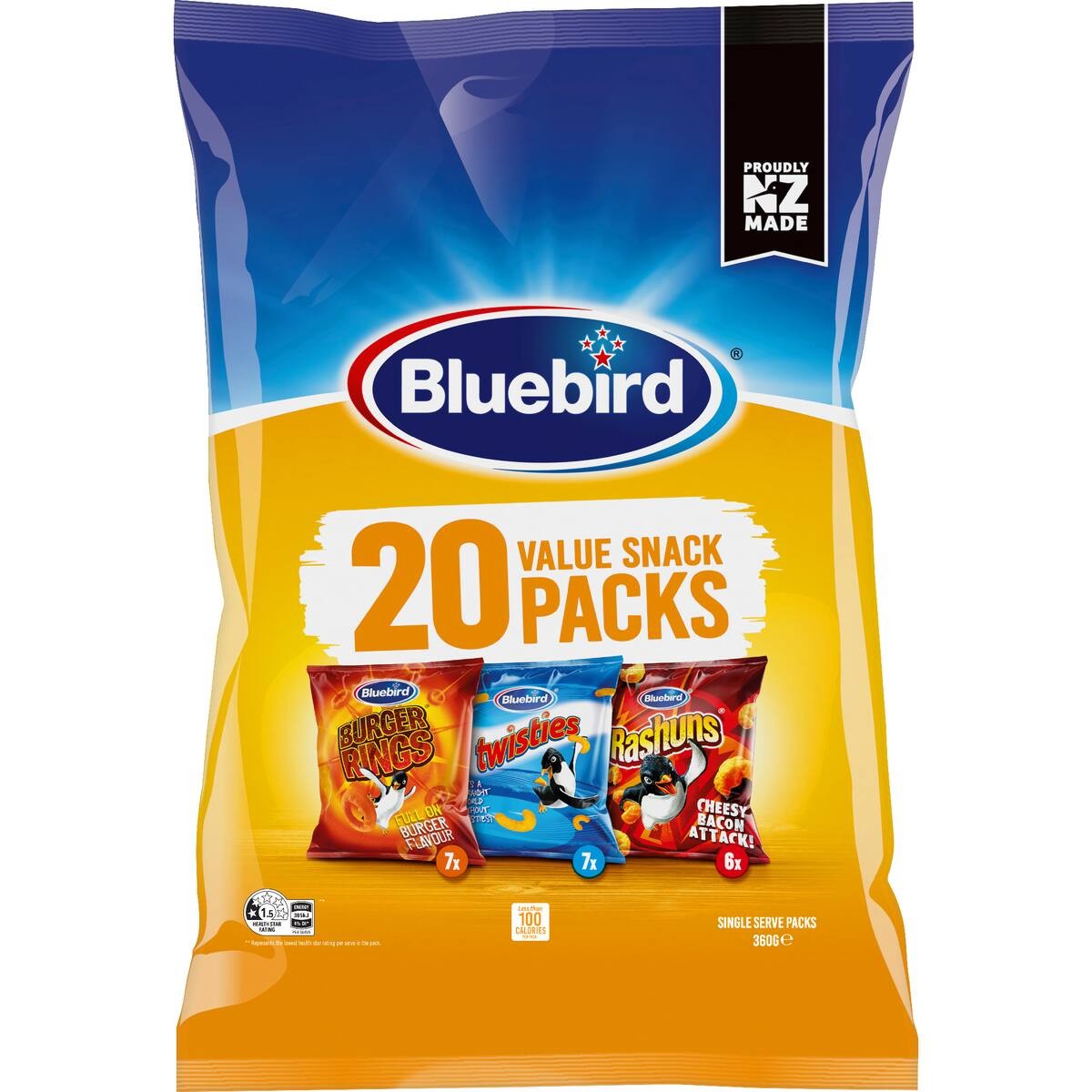 Bluebird Corn Snacks Value Snack Packs